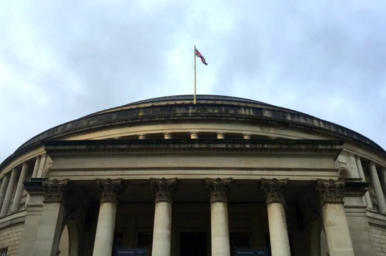 The roof of Manchester’s Central Library